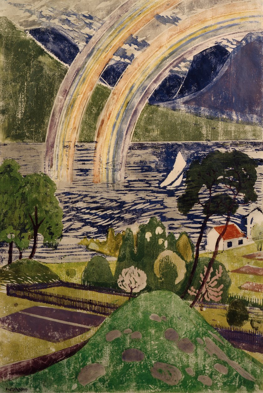 Grand arc-en-ciel - Nikolai Astrup