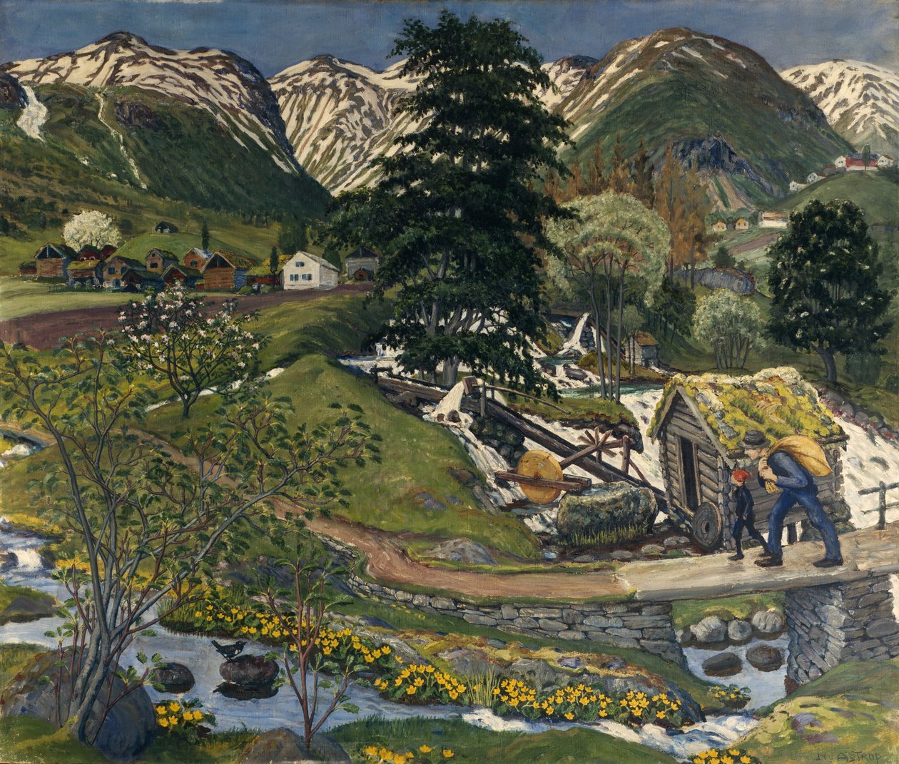 Kvennagong et Jølster - Nikolai Astrup