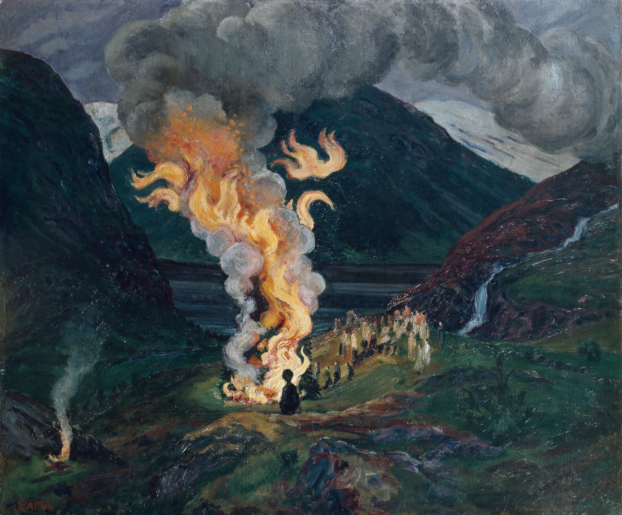 Feu de la Saint-Jean - Nikolai Astrup