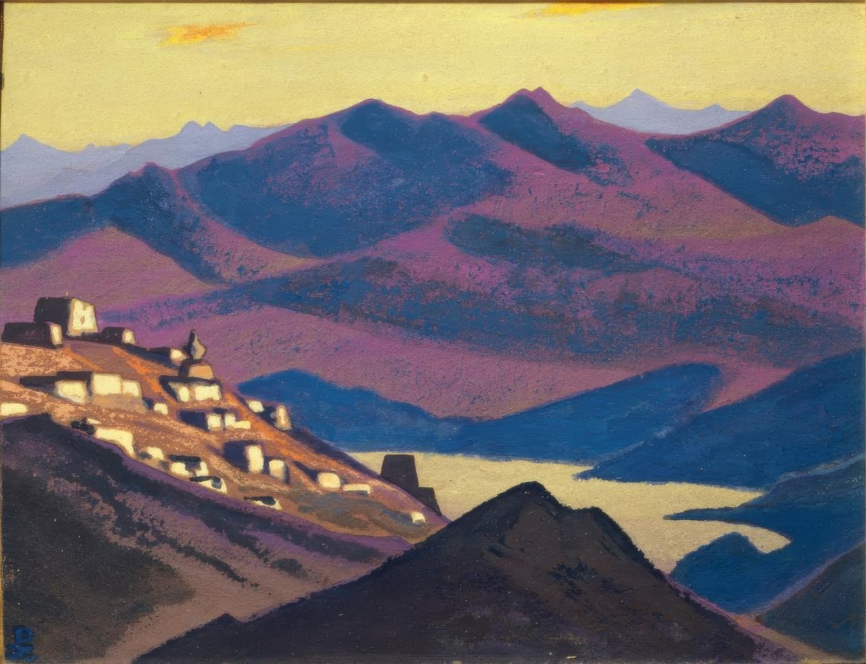 Jam-Zo-See (village dans les montagnes) - Nikolai Konstantinowitsch Roerich