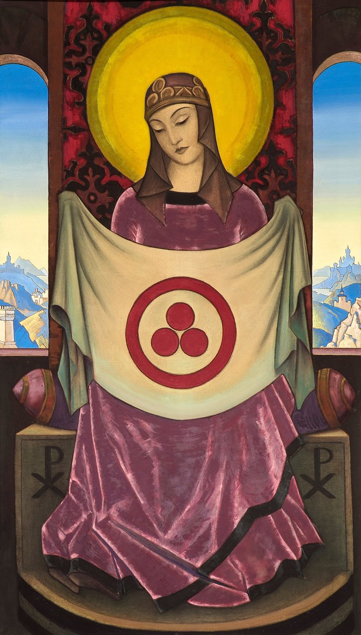 Madonna Oriflamma - Nikolai Konstantinowitsch Roerich