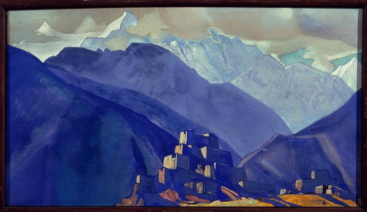 Stranghild. Monastère dans la montagne - Nikolai Konstantinowitsch Roerich