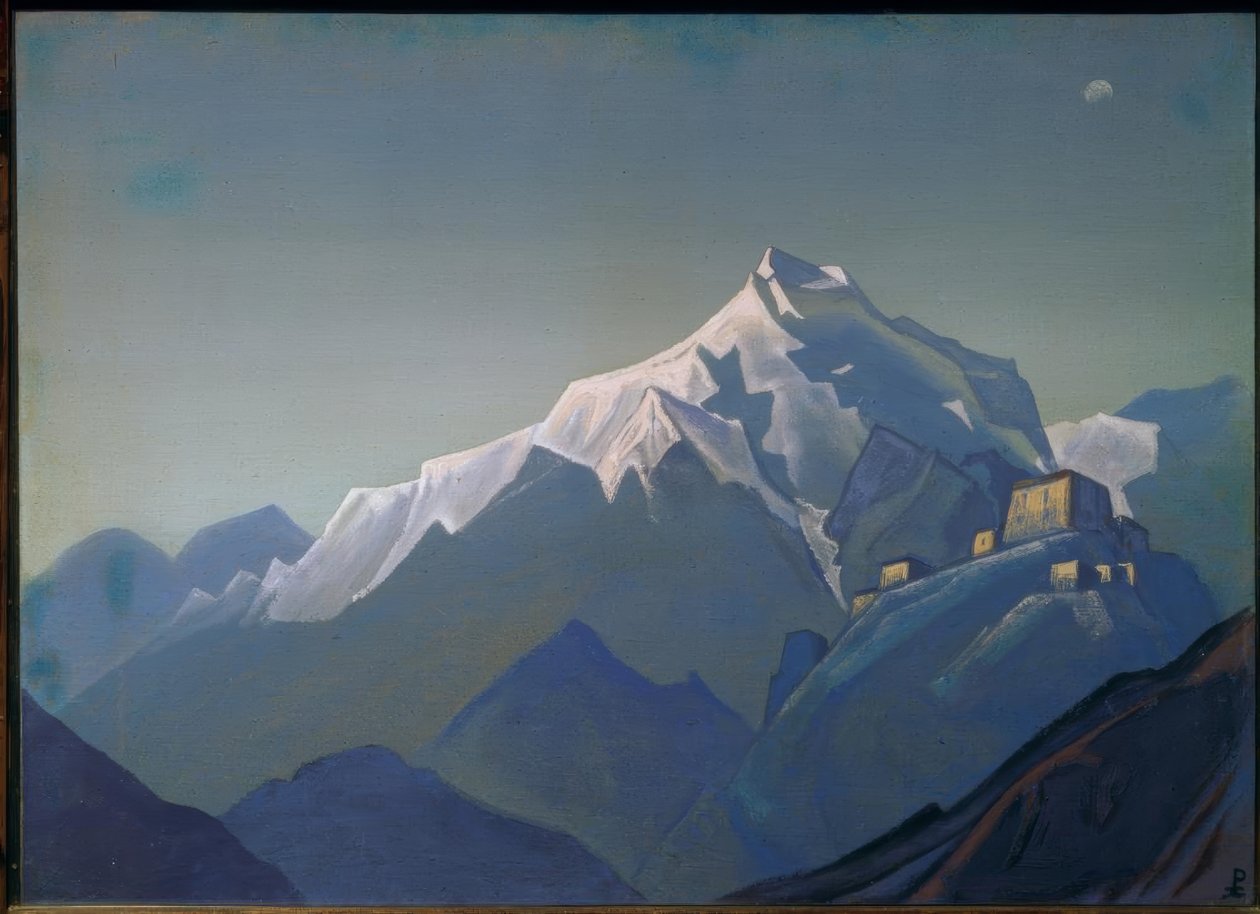 Tibet. Un monastère - Nikolai Konstantinowitsch Roerich
