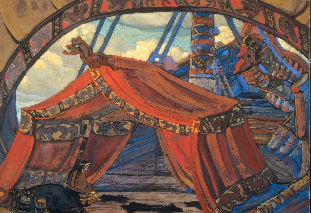 Wagner, Tristan / Scène de Roerich - Nikolai Konstantinowitsch Roerich