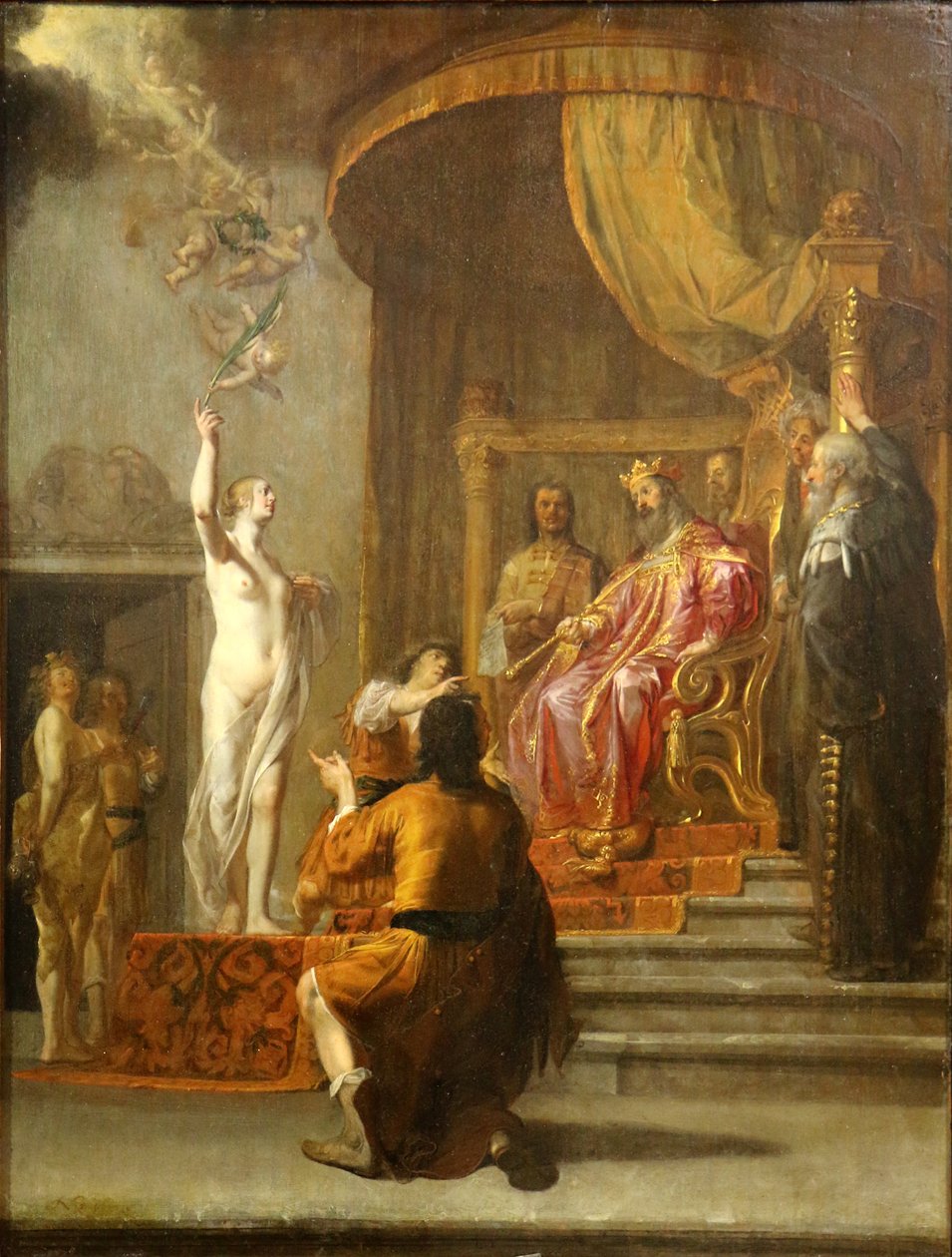 Zorobabel devant Darius - Nikolaus Knüpfer