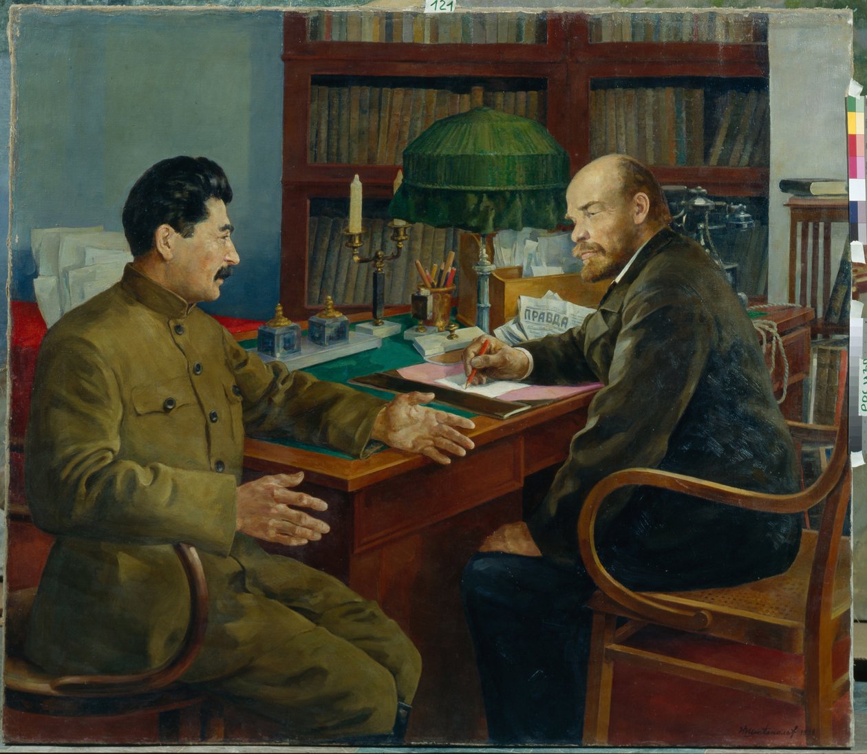 Lénine et Staline - Nikolay Ivanovich Shestopalov