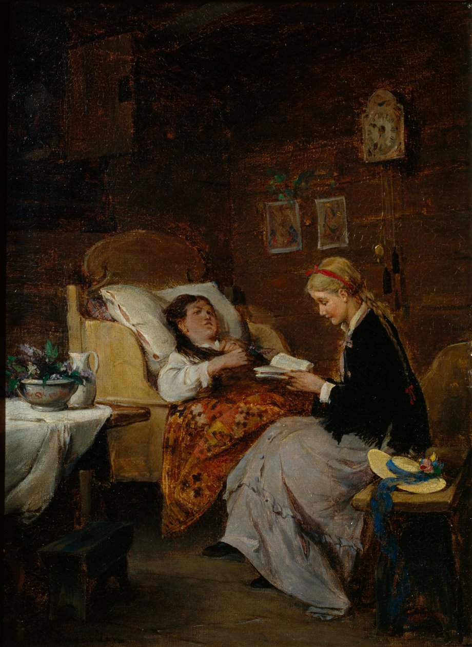Visite à un patient - Nils Bergslien