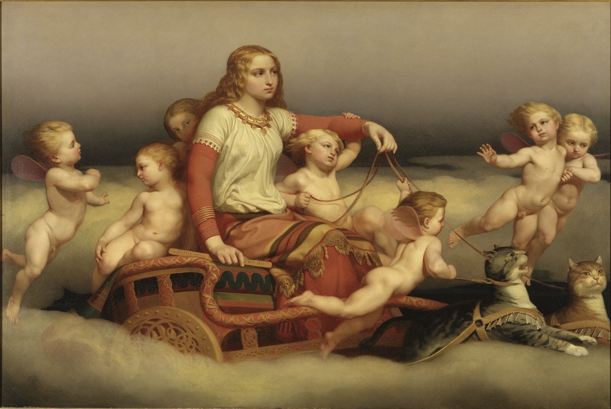 Freja cherchant son mari, 1852 - Nils Blommer