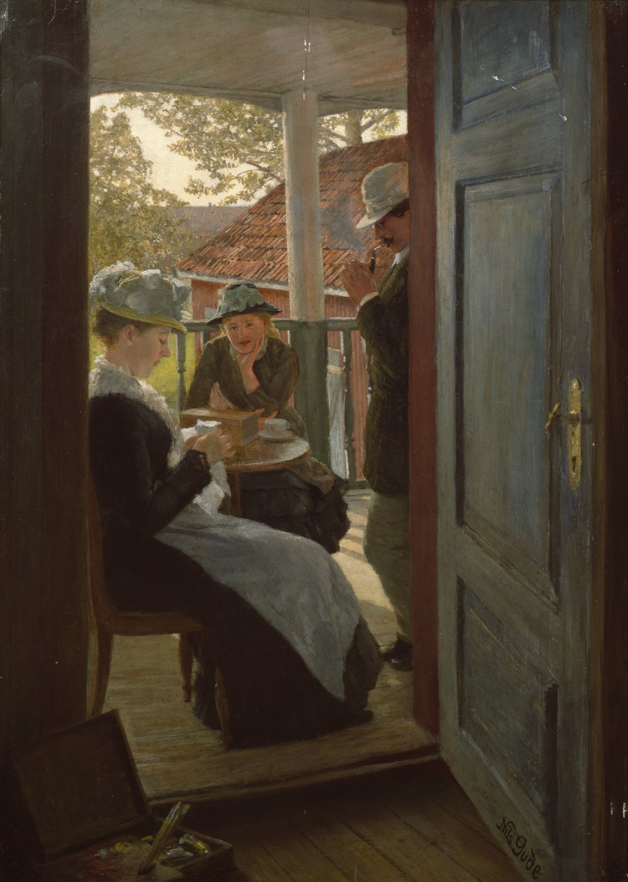 Moment de conversation - Nils Gude