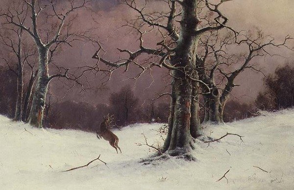 La chasse au cerf - Nils Hans Christiansen