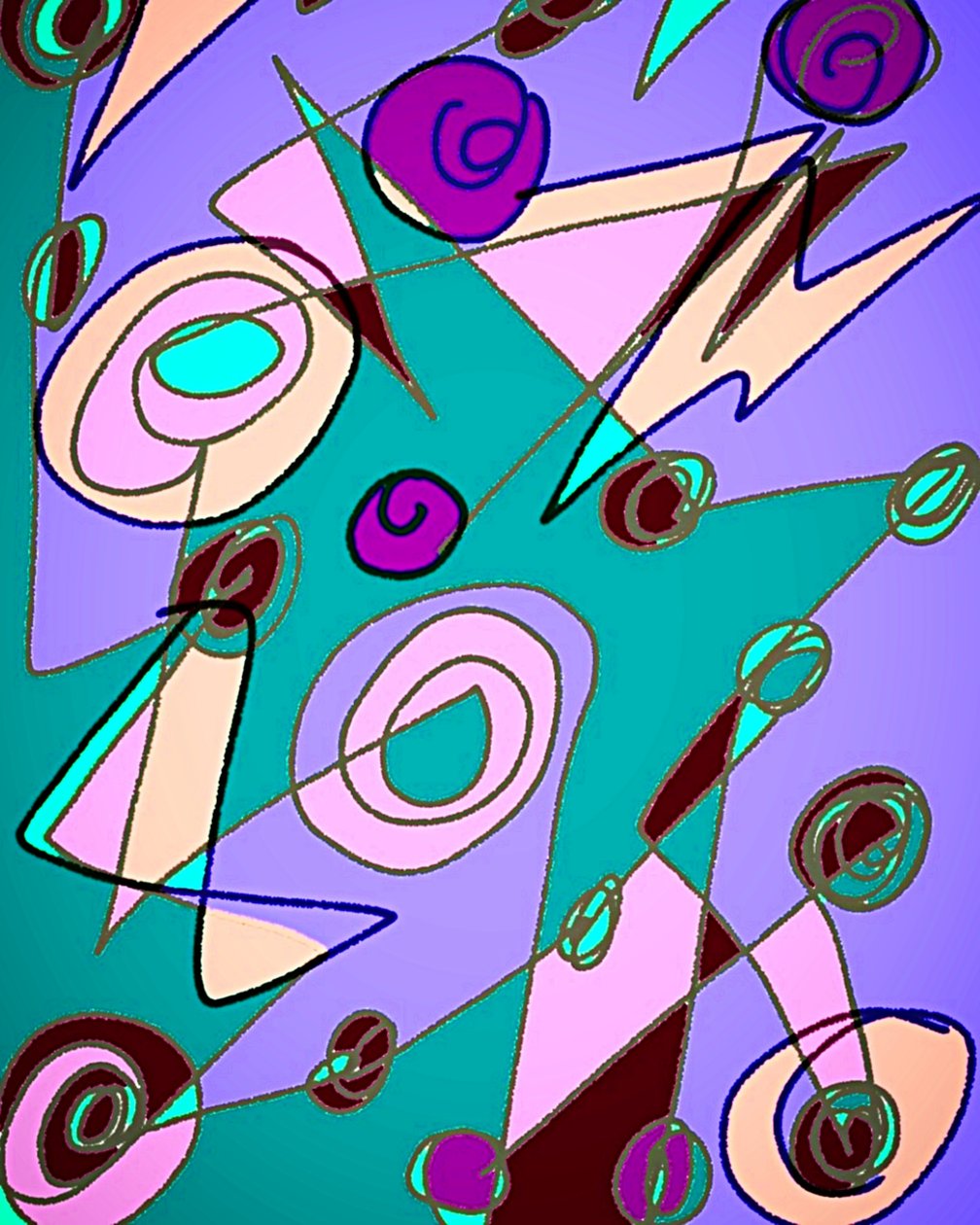 Peinture Abstraite N°02 - Nomi Morina