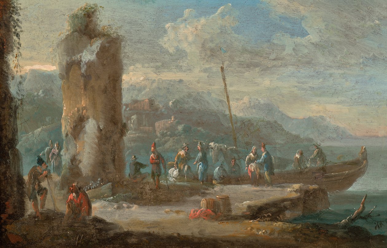 Scène portuaire méridionale - Norbert Grund