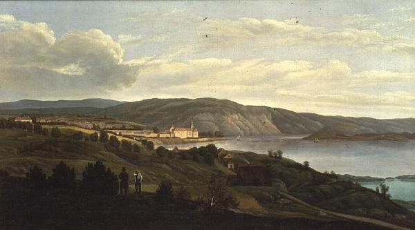 Vue de Christiania, c.1830 - Norwegian School