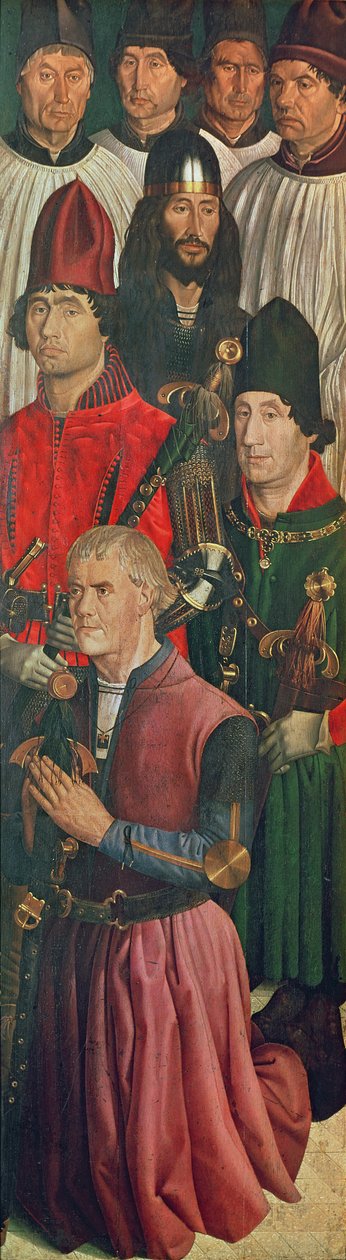 Panneau des chevaliers, du polyptyque de Saint Vincent, vers 1465 - Nuno Goncalves or Gonzalvez
