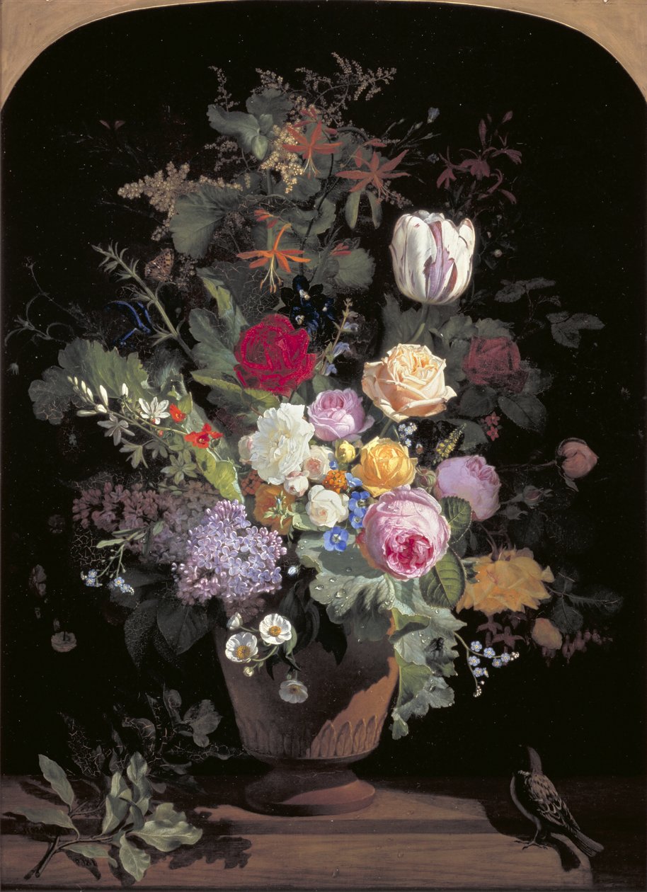 Fleurs dans un vase - O.D. Ottesen