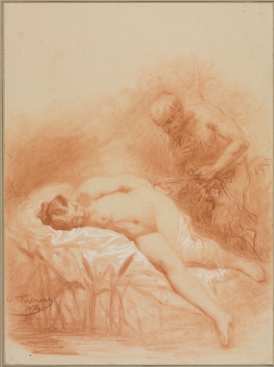 Nymphe et Faune - Octave Tassaert