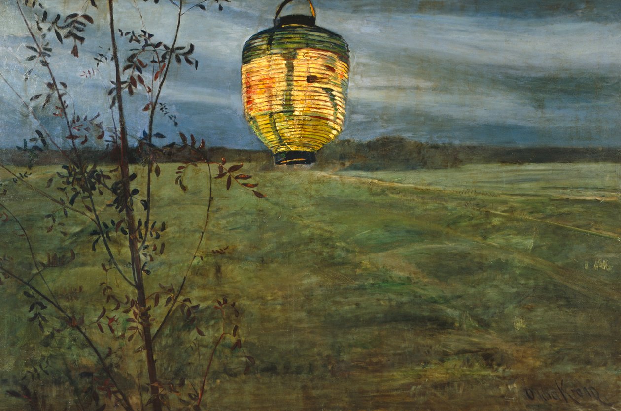 Lampe chinoise - Oda Krohg