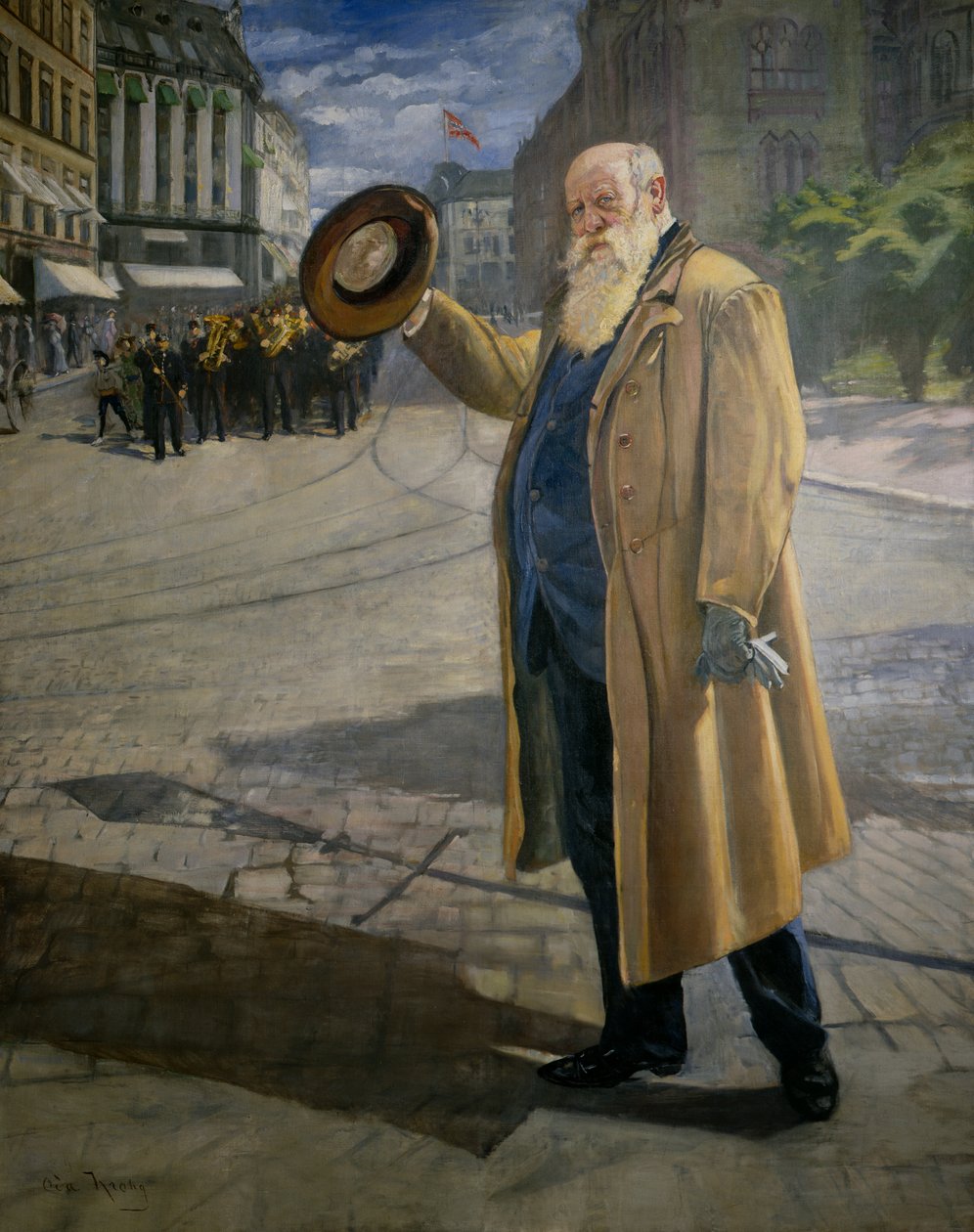 Christian Krohg à Karl Johan - Oda Krohg