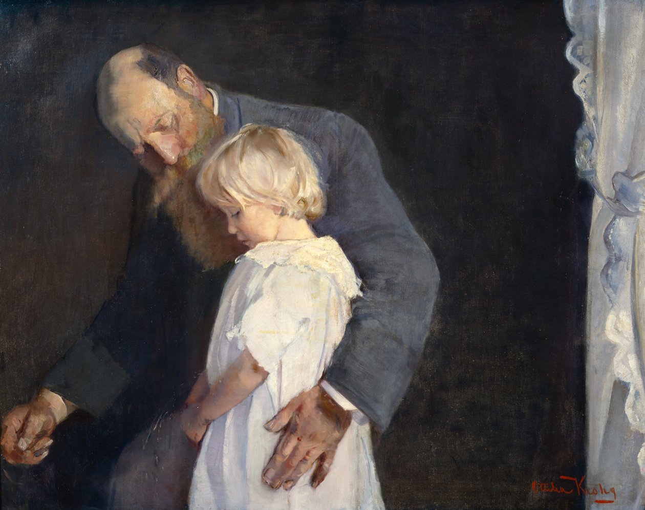 Pauvre petit (Christian Krohg et Nana) - Oda Krohg