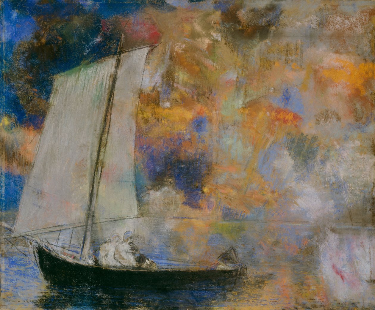 Nuages de fleurs - Odilon Redon