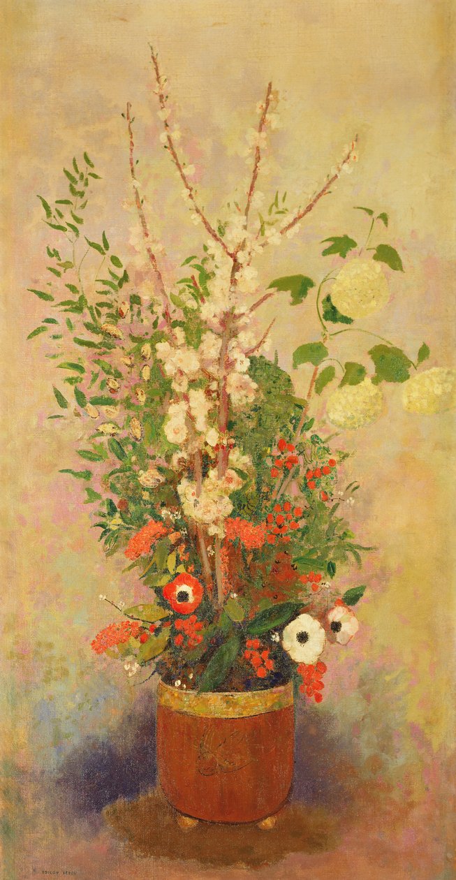 Fleurs, c.1905-6 - Odilon Redon
