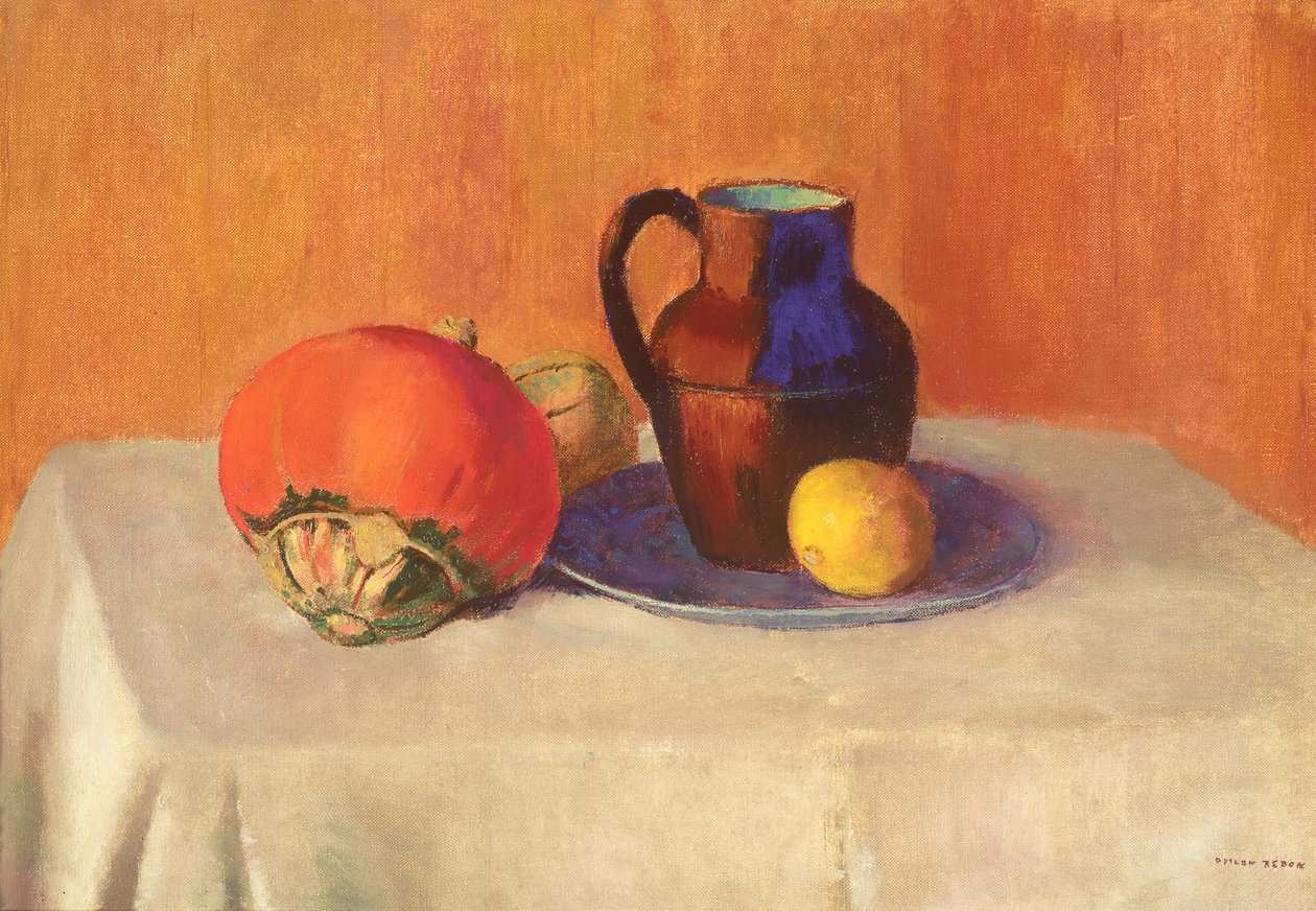 Nature morte avec une cruche, c.1901-03 - Odilon Redon