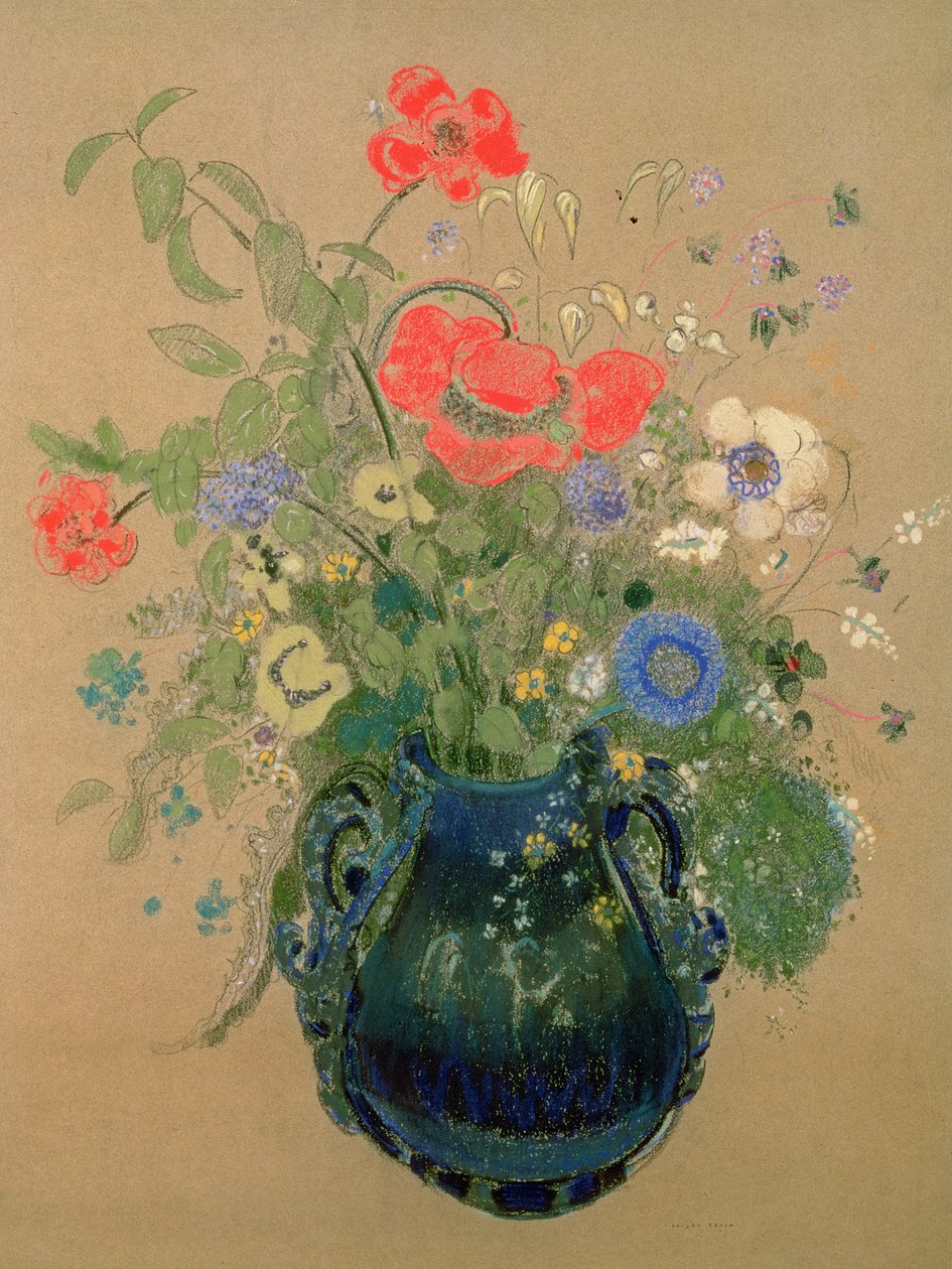 Vase de fleurs, c.1905-08 - Odilon Redon