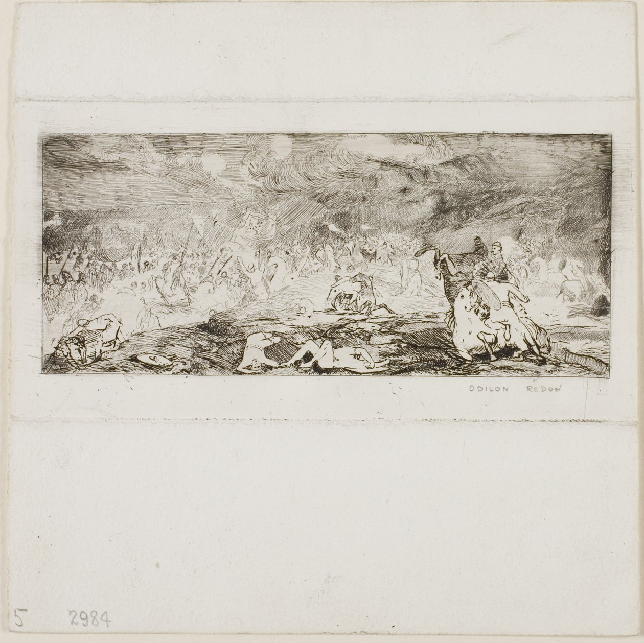 Bataille - Odilon Redon
