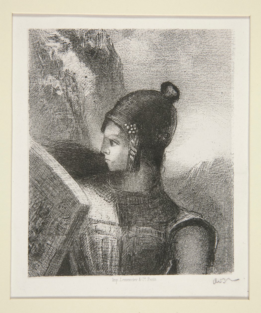 Brünnhilde, frontispice de La Revue Wagnerienne - Odilon Redon