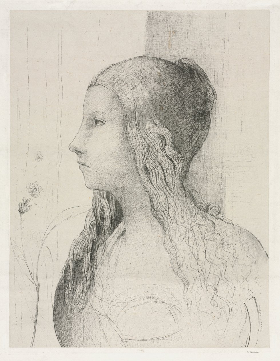 Brünnhilde dans Le Crépuscule des Dieux - Odilon Redon