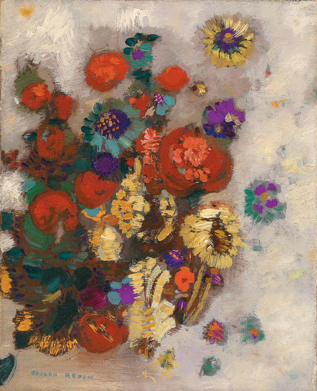 Bouquet de fleurs - Odilon Redon