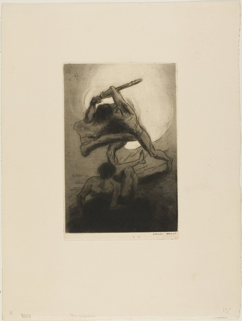 Caïn et Abel - Odilon Redon