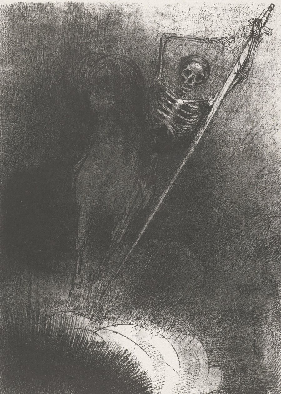 La mort sur un cheval, 1899 - Odilon Redon