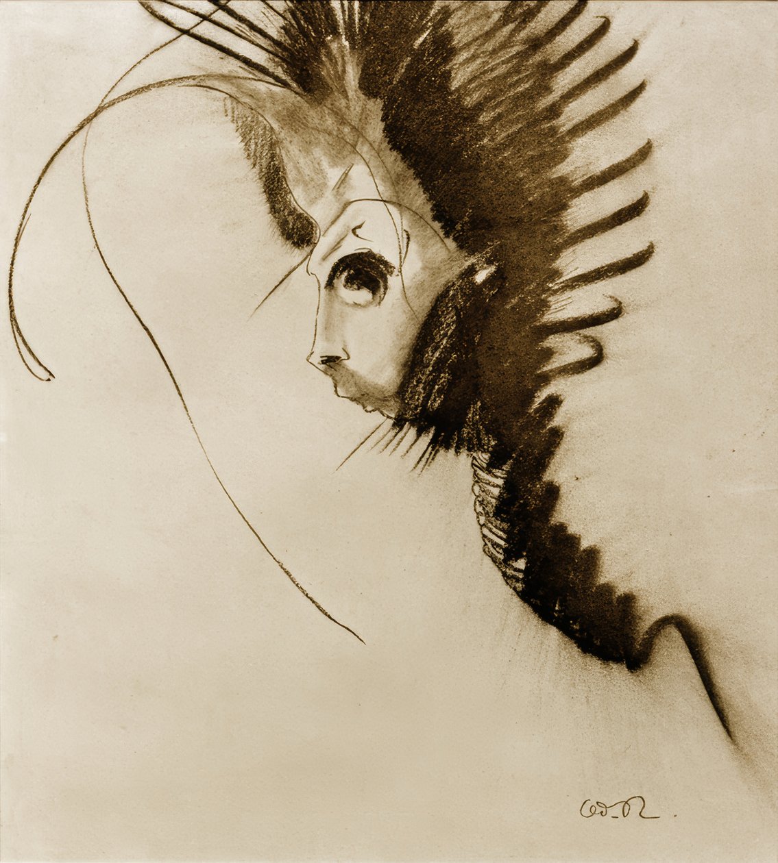 Le dragon - Odilon Redon