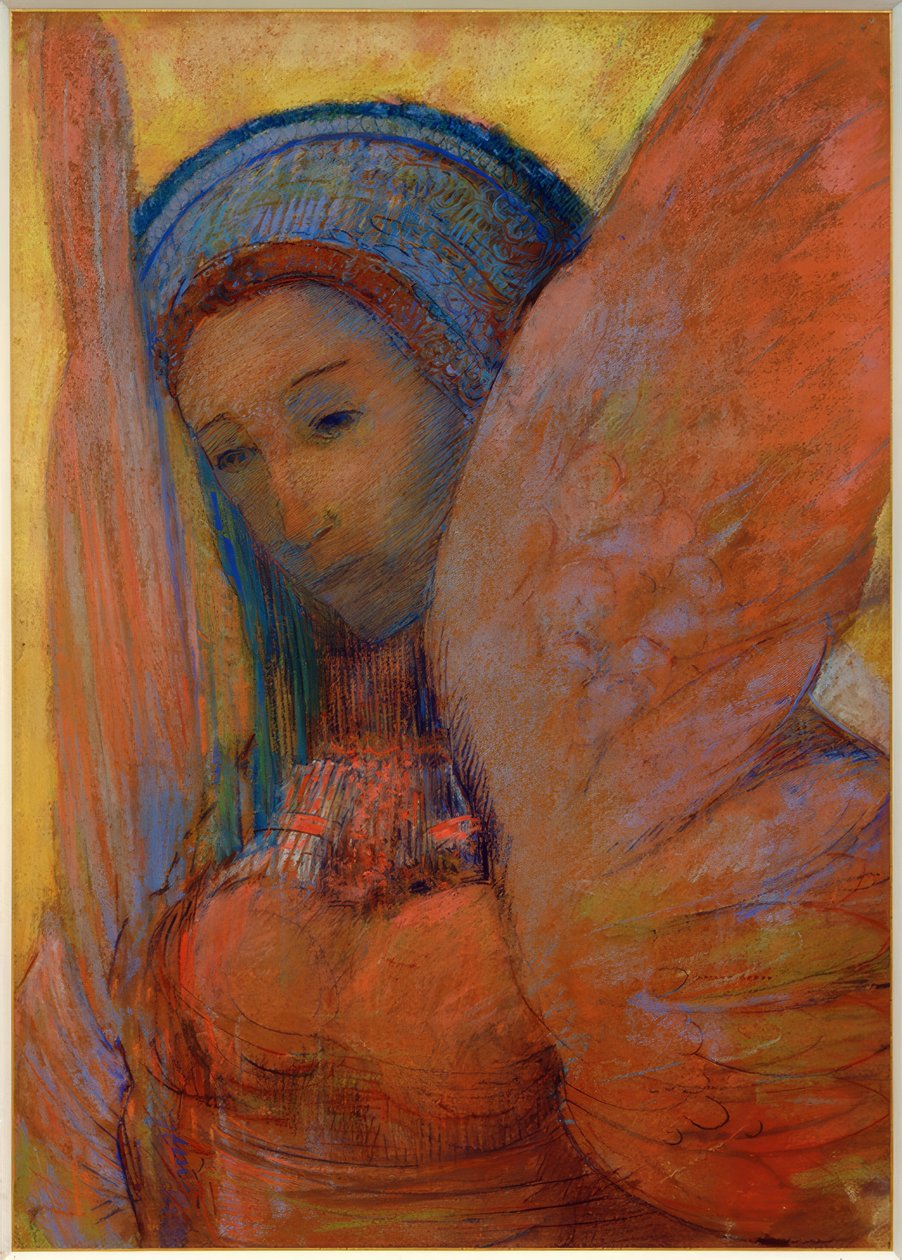 La Lyre (Sphinx) - Odilon Redon