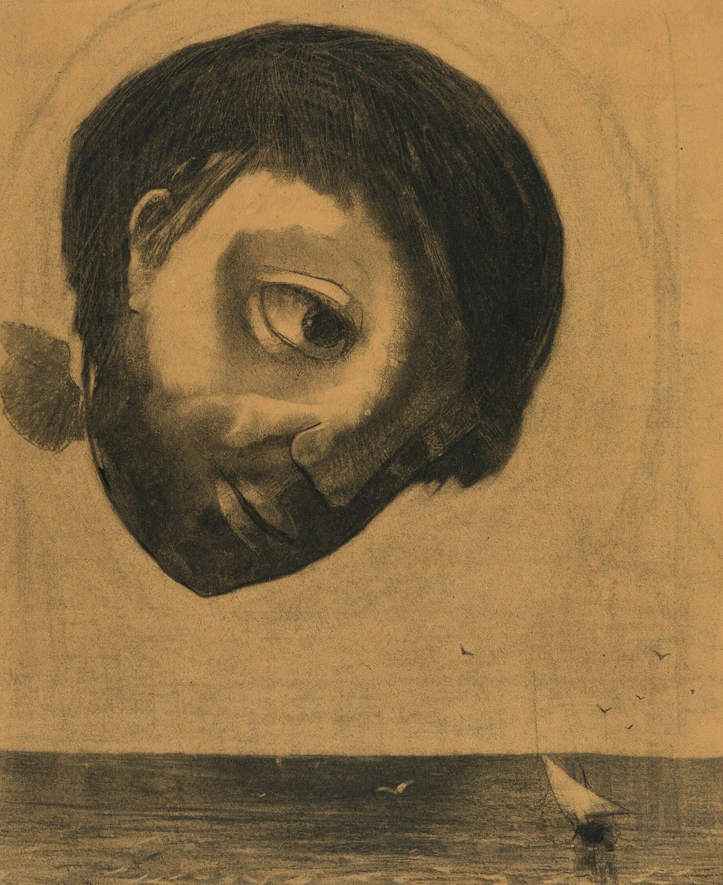 Esprit gardien des eaux - Odilon Redon