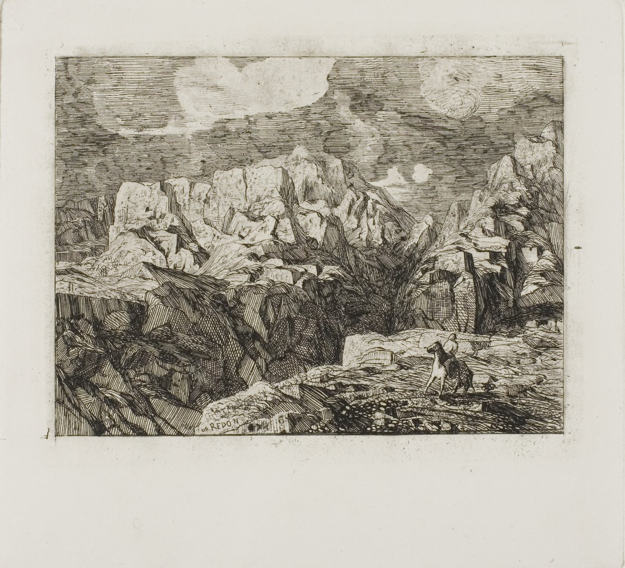 Cavalier dans les montagnes - Odilon Redon