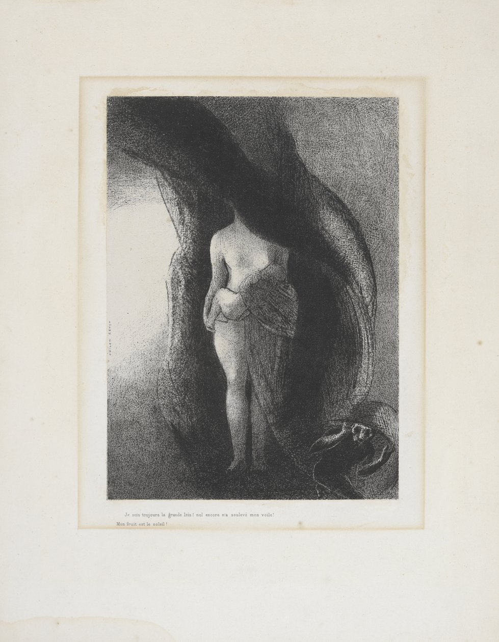 Je suis toujours la grande Isis! - Odilon Redon