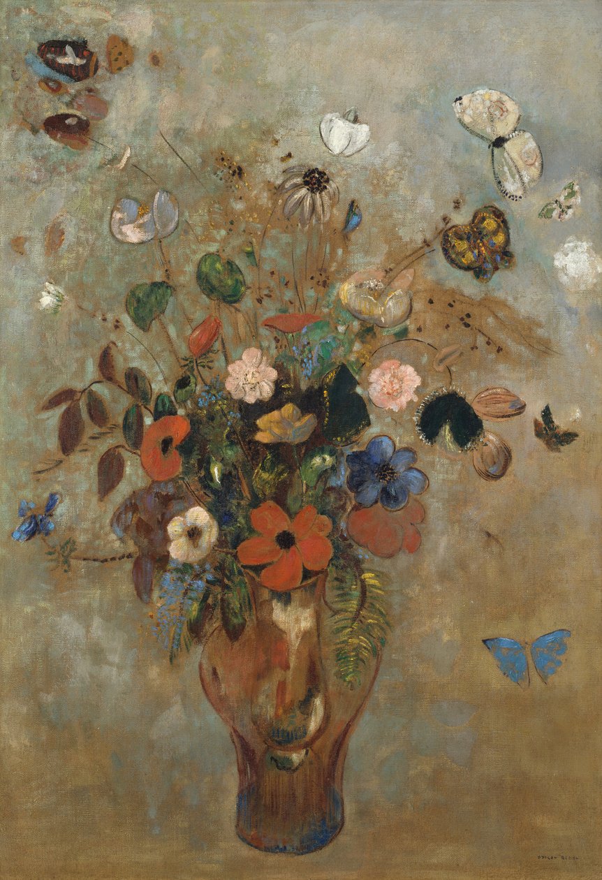 Nature morte avec fleurs, 1905 - Odilon Redon