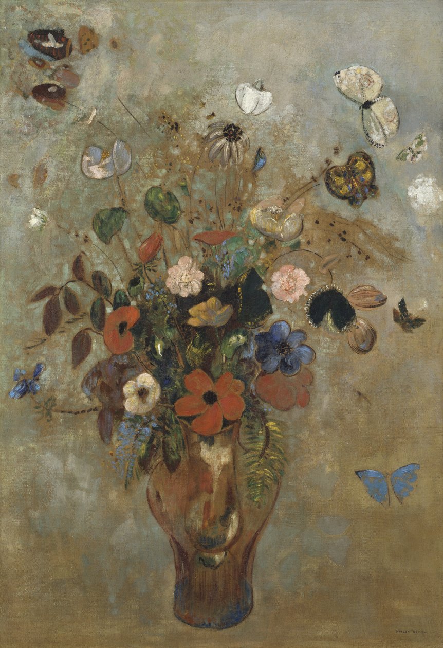 Nature morte avec des fleurs, 1905 - Odilon Redon