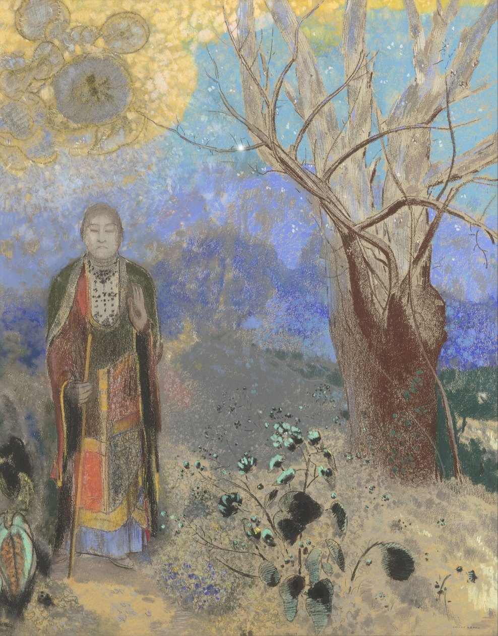 Le Bouddha, 1906-1907 - Odilon Redon