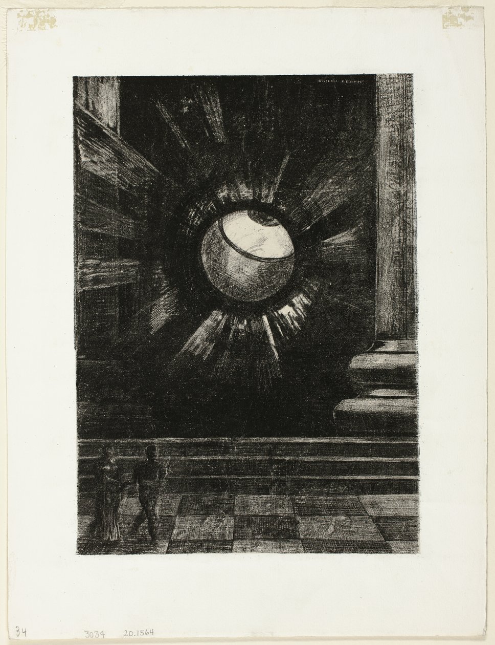 Vision, planche huit de In Dreams - Odilon Redon