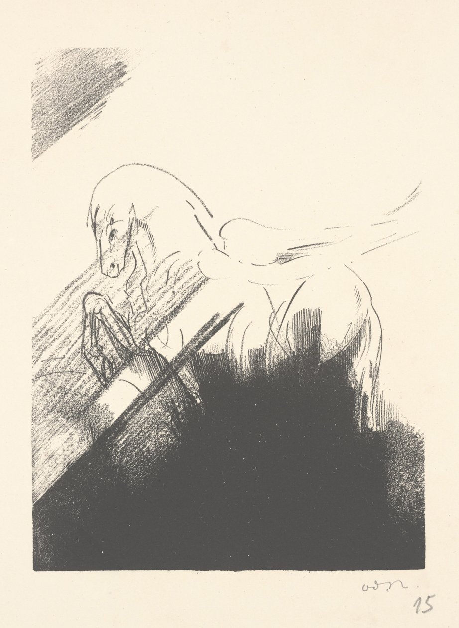 Cheval ailé - Odilon Redon