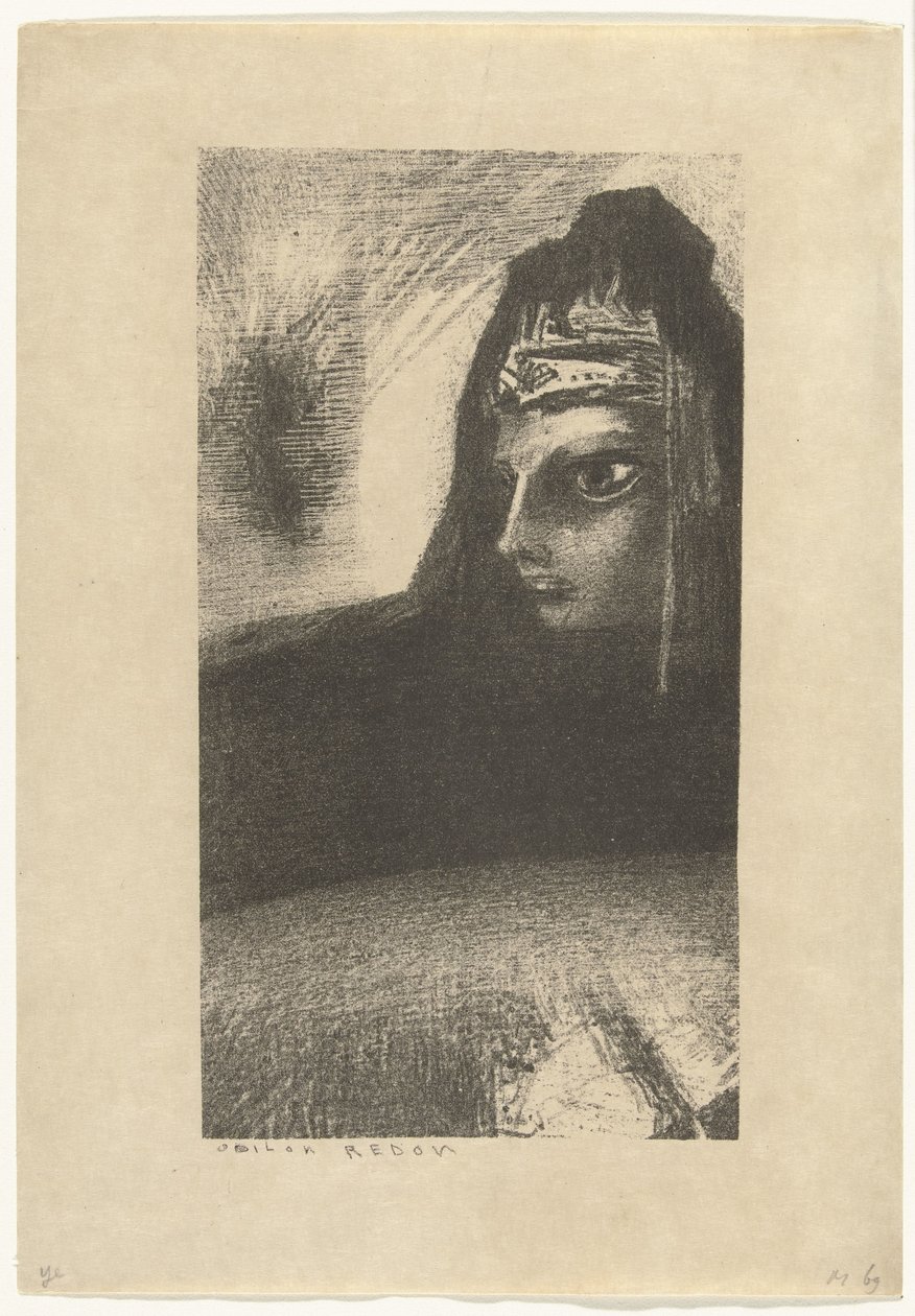 Sphinx noir - Odilon Redon