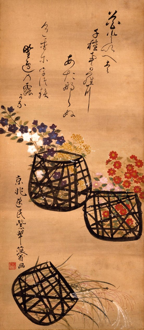 Paniers de fleurs - Ogata Kenzan