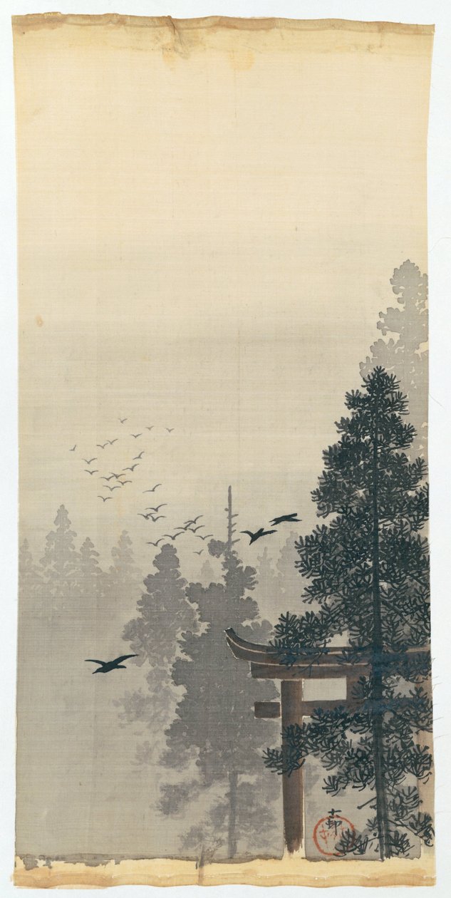 Paysage avec volée d