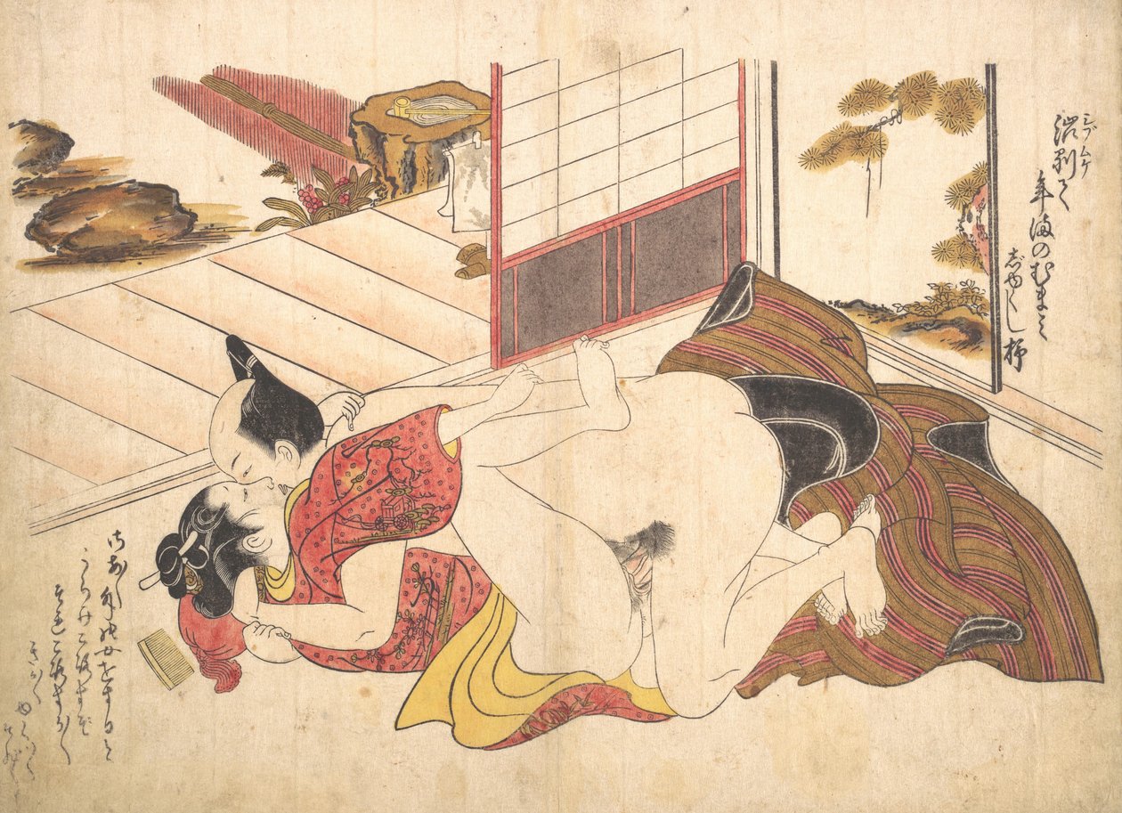 Scène de chambre, vers 1739 - Okumura Masanobu