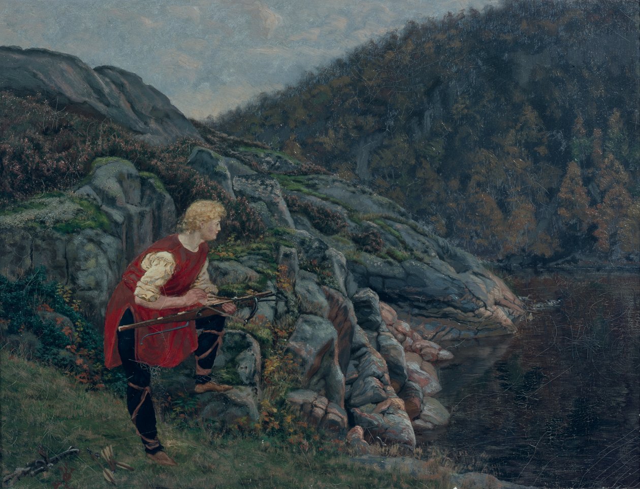 Chasseur de canards à Holskov - Olaf Isaachsen