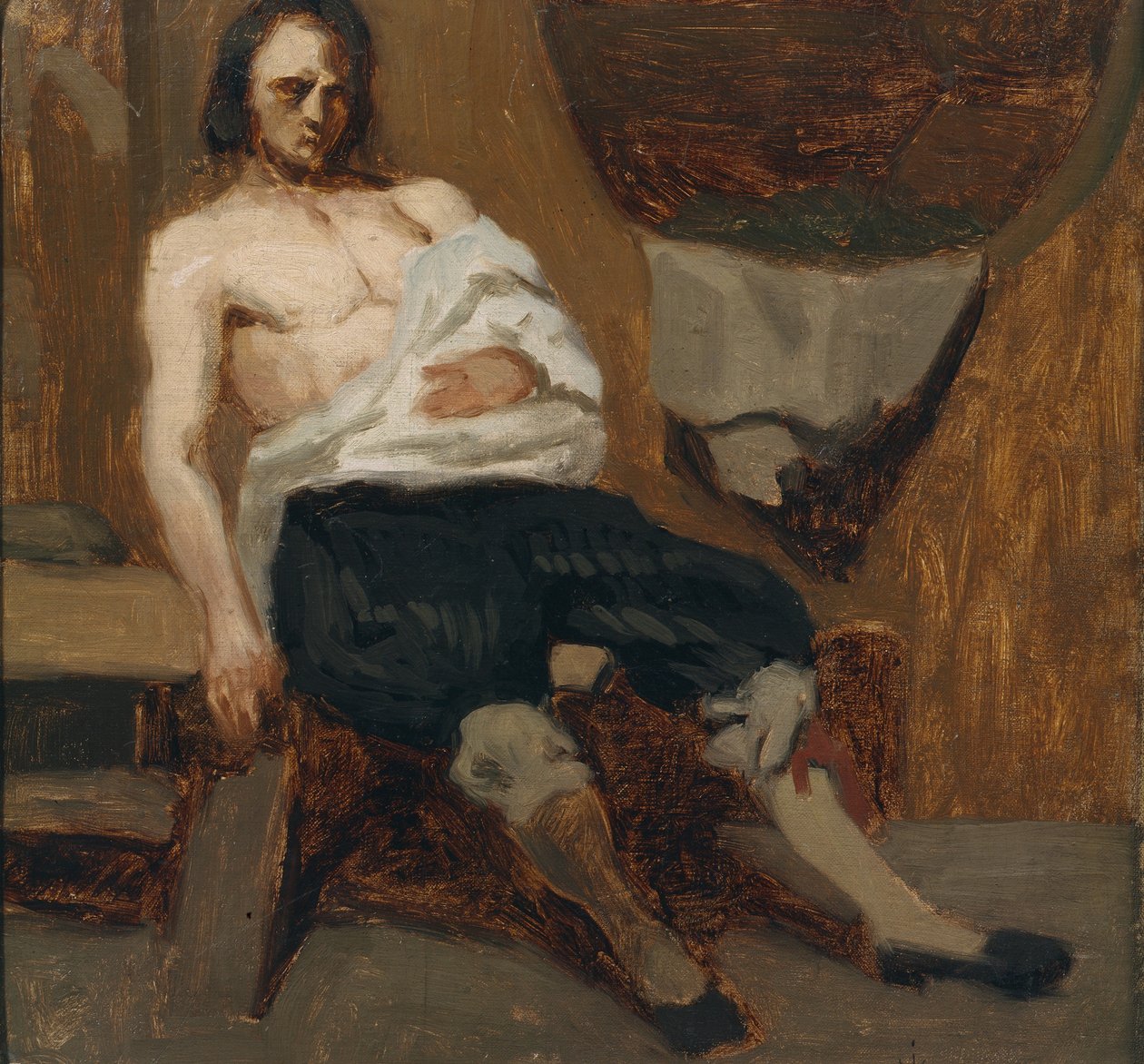 Homme blessé - Olaf Isaachsen