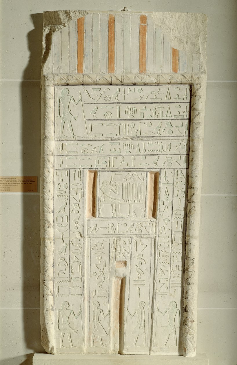 Fausse porte de Sheshi, c.2300-2200 av. J.-C. - Old Kingdom Egyptian